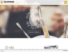 Tablet Screenshot of goldfinger-porcelan.cz